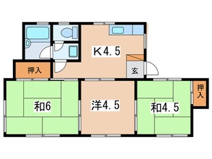 サンハイツしらゆりの物件間取画像